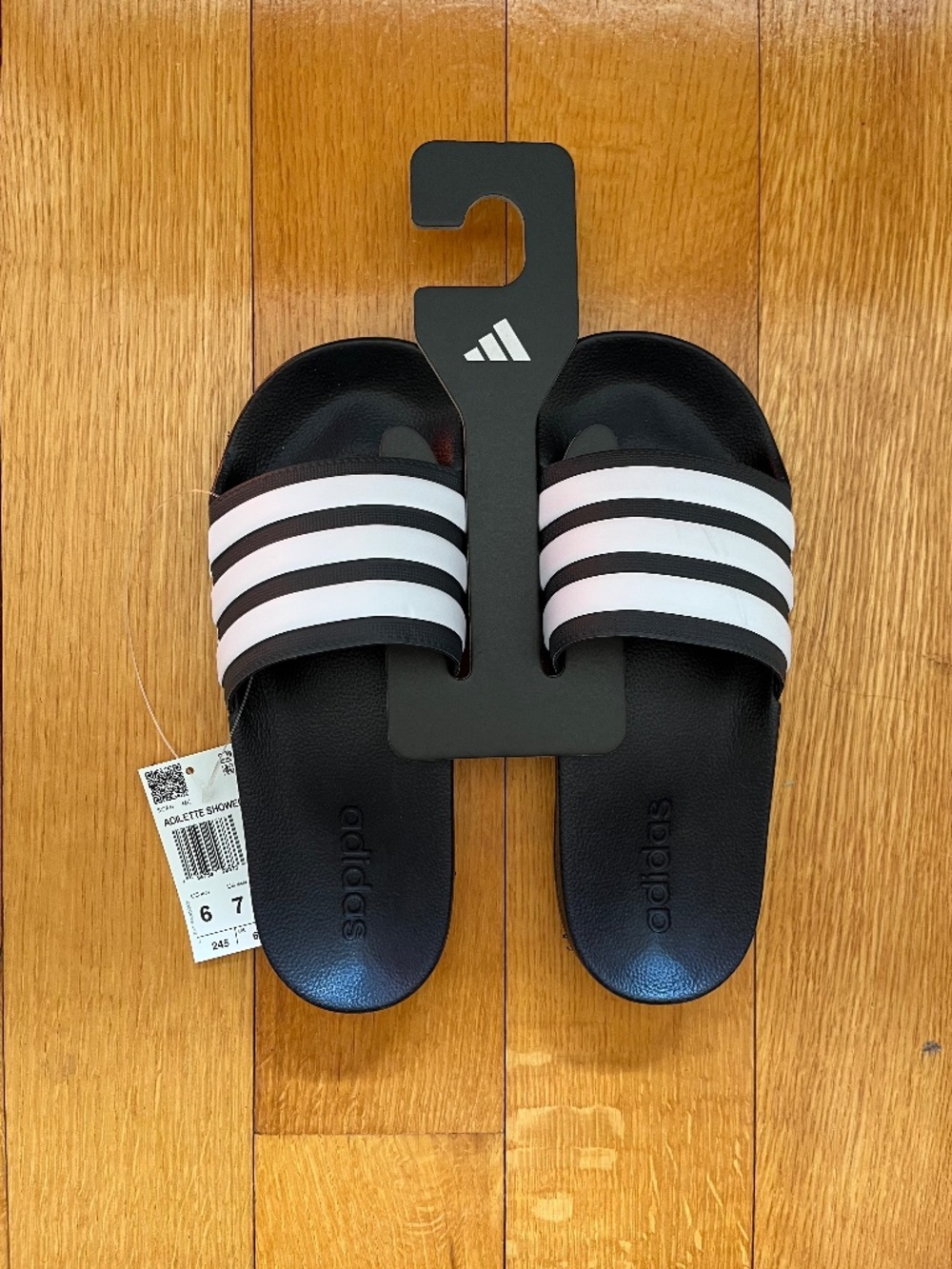 NEW! Adidas Adilette slides size 6M/7W